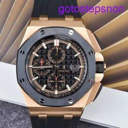 Designer AP Wrist Watch Mens Watch Royal Oak Offshore 18K Rose Gold Watch RO.OO. A002CA.02