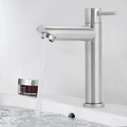 Bathroom Sink Faucets Stainless Steel Basin Faucet Gold Single Handle Mixer Tap And Cold Water Kitchen Fixtu