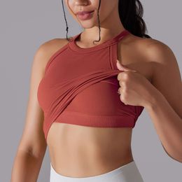Sexy Bra Align Lu Women Yoga High Support Impact Sports Underwear Running Drytank Top Fiess Gym Padded Bralette lette Lemon Gym Running Wo