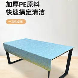 Table Cloth Wholesale Wedding Metal Aluminium Film Plastic Household Disposable Tablecloth Table_AN3474