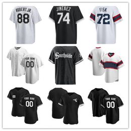 Chicago Eloy Jimenez Luis Robert Jr. Garrett Crochet Michael Soroka Michael Kopech Dominic Leone Erick Fedde Martin Maldonado Paul DeJong White Sox Baseball Jersey