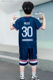 Clothing Sets boy girl Paris Fans Edition rugby Football shirt Training wear men and kids games Jerseys kits Leisure sportSleeve Uniforms Shor T240415