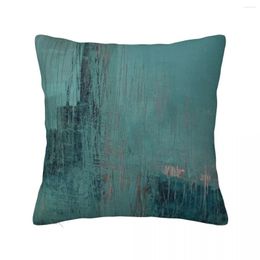 Pillow Teal Abstract Throw Child Anime Girl Pillowcases Covers Sofa