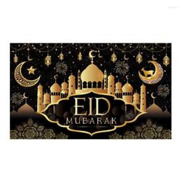 Party Decoration Eid Banner Fabric Background Decor For Al-Adha 2024 Indoor Outdoor Door Wall Garden Room Ceiling
