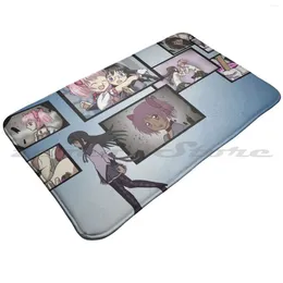 Carpets Time Loop Soft Non-Slip Mat Rug Carpet Cushion Puella Magi Madoka Magica Homura Akemi Kaname Anime Magical Girls