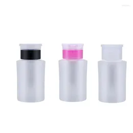 Storage Bottles 150ML Nail Remover Cotton Press Bottle Makeup Moisture Bottling Travel Portable Leak-proof Empty