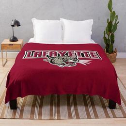 Blankets Lafayette Leopards Throw Blanket Camping Plaid