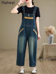 Women's Jeans Spring Summer Oversized Overalls Pant Women Wide Leg Loose Casual Ladies Trousers Fashion Woman Denim Pants