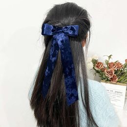 New Veet Bow Strap Clip with Feminine Style, Elegant Back Head Card, High End Hair Accessories