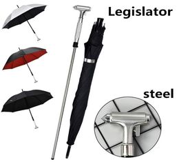 Multifunctional Broken Window Car Safety Hammer Umbrella Sunny Rain Umbrella Sunscreen Walking Stick Can Be Pulled Out Selfdefens7691795