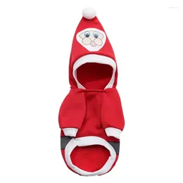 Dog Apparel Christmas Clothes Warm Santa Claus For Small Medium Knitted Cat Sweater Pet Clothing Household Accessories