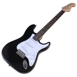 Guitar High Gloss 6 String Electric Guitar Basswood Body 39 Inch Canada Maple Wood Neck Electric Guitar