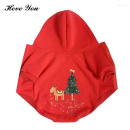 Dog Apparel Heve You Clothes For Small Large Dogs Christmas Santa Elk Tree Cat Clothing Costume Winter Warm Pet Coat Chihuahua Teddy