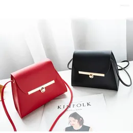 Shoulder Bags Cross-border Bag Women's 2024 One-shoulder Stiletto Fashion Korean Version Of The Pure Colour Mini Small Square