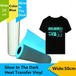 Window Stickers Glow In The Dark Heat Transfer Iron-on Fabric HTV Press Cutter Printable 50cm X Non-self-adhesive