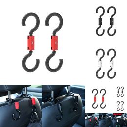 New New Upgrade 2Pcs Car Seat Backrest Storage Hooks Multi-Functional Adjustable Hooks Back Seat Detachable Storage Auto Finishing Accessories