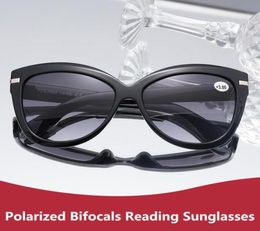 Luxury Cateye Polarized Bifocal Reading Sun Glasses Women Presbyopia Eyeglasses Cat Eye Sunglasses Diopter 10 To 305682953