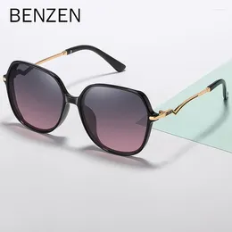 Sunglasses BENZEN Luxury Rhinestone Women Vintage Female Polarized Sun Gasses Driving Oculos Feminino De Sol Shades UV 400 6767