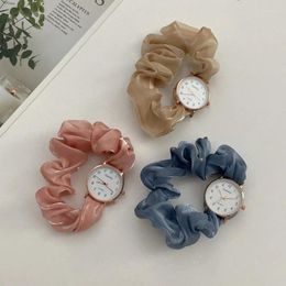 Wristwatches Creative Ribbon Digital Watch Little Fairy Elegant Personality Student Girl Without Clasp Bracelet Reloj