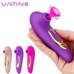 VATINE Nipple Sucking Vibrator Sucker Vibrator sexy Oral Stimulator Blowjob Female Masturbation