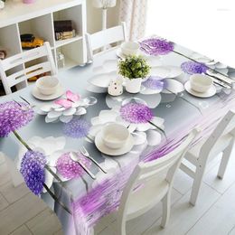 Table Cloth Waterproof Rectangular Wedding Dinning Coffee Cover Kitchen Home Textiles Pattern Tablecloth