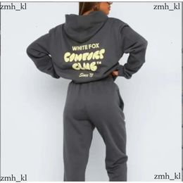 White Foxx T New Designer Tracksuit Women Fashion Sporty Two Piece Set Sweatpants Casual Jogging Suit Off Whiteshoes Shirt Whitefox Hoodie 7030