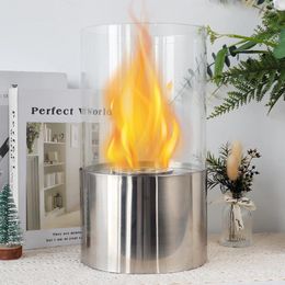 Candle Holders Portable Holder Tabletop Fireplace Bio Ethanol Clean Burning Table Top Fire Pit Bowl Indoor Outdoor