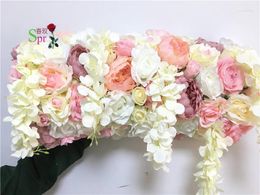 Decorative Flowers SPR High Quality 10pcs/lot Wedding Arch Flower Artificial Yiwu Wholesale Rose For Home Decoration