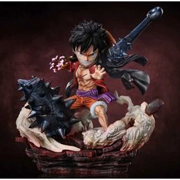 Action Toy Figures Anime One Piece Ghost Island Luffy Roronoa Zoro Action Figures Model Toys Collectible Doll Desktop Ornaments Children Xmas Gifts Y240415