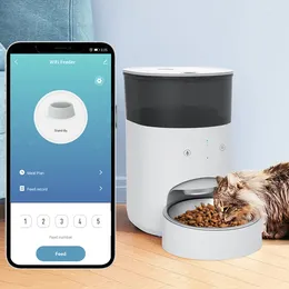 Other Bird Supplies Custom Packaging Wifi App Cat Dog Food Bowl Smart Pet Feeder Home Automatic