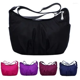 Shoulder Bags 2024 High Quality Waterproof Nylon Hobo Messenger Women Crossbody Ladies Handbags Women's