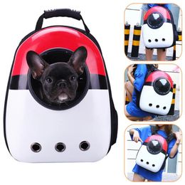 Cat Carriers Carrier Bag Large Capacity Pet Puppy Breathable Transparent Outdoor Travel Shoulder Space Backpack Out