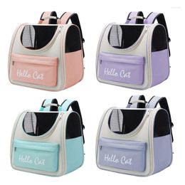 Cat Carriers Portable Pet Cats Carrier Bag Polyester Big Capacity Washable With Safety Straps