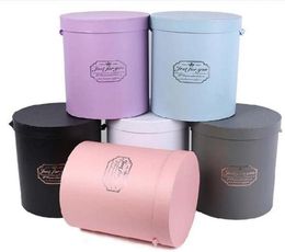 flowers packing round cardboard boxes wedding party souvenirs sell Gift Wrap six Colour choose 3PCSset5758408