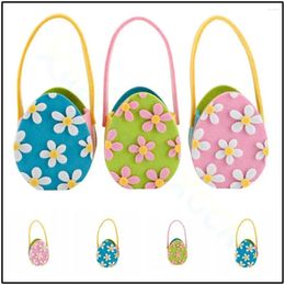 Gift Wrap Easter Basket For Kids Eggs Bags Handbag Cartoon 2024 Storage Bag