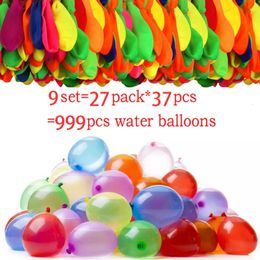 999 Pcs Quick Water Bombs Njection Balloons Water Bomb Summer Beach Party Toys Play With Pool Balloon Kids Swimming Game 240411