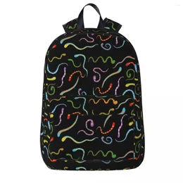 Backpack Cute Snake Pattern Backpacks Boy Girl Bookbag Children School BagKids Rucksack Travel Shoulder Bag Large Capacity