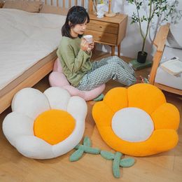 Pillow Flower Home Floor Lazy Sitting Pier Bedroom Tatami Floating Window Plush Winter Cute