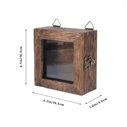 Frames Flower Decorations Vintage Specimen Box Picture Frame Po Display Dried Case Shadow Boxes