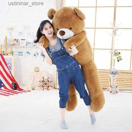 Stuffed Plush Animals Big Human Size Filled Teddy Bear Giant Kids Doll Soft Pillow Plush Toy Stuffed Animal Cute Home Decoration Child Gift for Girls L47