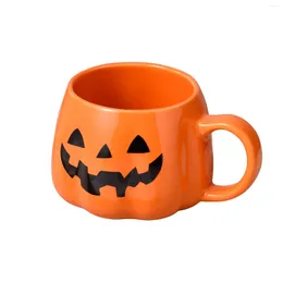 Mugs Halloween Pumpkin Shape Coffee Mug Home Dining Table Decoration Accessories For Office Daily Drinking