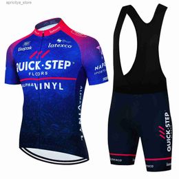 Cycling Jersey Sets 2023 Summer Comfort Cycling Jersey Suit Men Quick Step Breathab Mountain Bicyc Clothing Bike Mountain Maillot Ropa Ciclismo L48