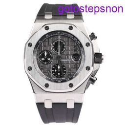 Functional AP Wrist Watch Royal Oak Offshore 26470ST Elephant Grey Automatic Machine Men's 42mm Watch