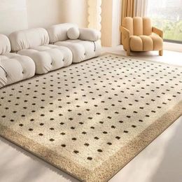 Carpets Living Room Carpet Simple Wind Thicken Imitation Cashmere Household Water-absorbent Slip Sofa Coffee Table Blanket