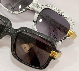 Mens Designer Sunglasses Rectangle Men Womens Snakeskin Square Sun Glasses 56mm Frames Full Rim Travel Vintage Retro Oculos Shades4298416