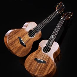 Cables Pineapple Tenor Professional Ukulele Mini Solid Wood Instrument Guitalele Mini 4 String Guitar Small Wooden Gift Musique Travel