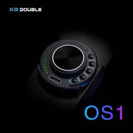 Cables Double Os1 Acoustic Guitar Pickup Chorus Delay Reverb Effects with Microphone Digital Control Resonance Pickup