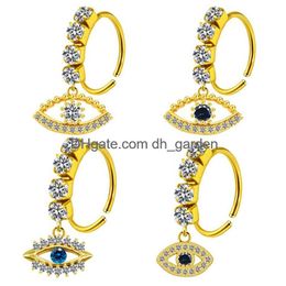 Beaded Nose Rings Mti Style Copper Inlaid Zircon Puncture Ring Jewellery Wholesal Drop Delivery Bracelets Dhgarden Dhkme