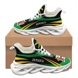 Casual Shoes Jamaica National Flag Medal Pattern Women Men Autumn Winter Tennis Outdoor Work Breathable Convenient Flats Sneakers