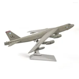 Decorative Figurines 1/200 Scale Alloy Model Diecast B52 Bomber Military Fighter B-52 Aircraft Drop Collection Gift Toys Display